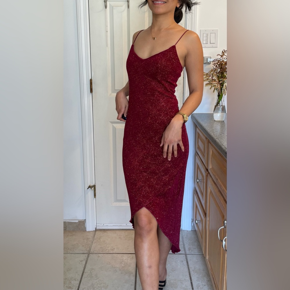 Vintage Midi dress sparkling all over very fancy